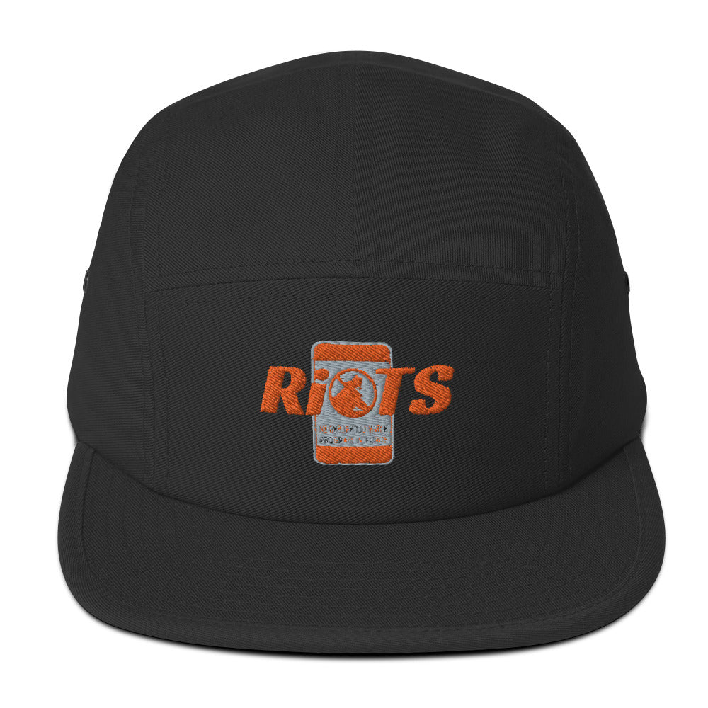 RiOTS. - THE WATCHERS - Five Panel Cap - Black