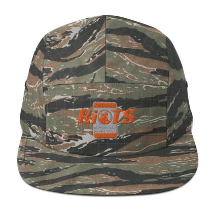 RiOTS. - THE WATCHERS - Five Panel Cap - Tiger Camo