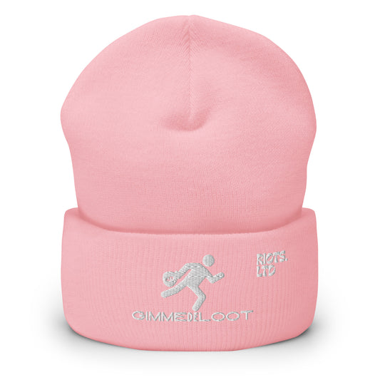 RiOTS. - GIMMEdeLOOT - Cuffed Beanie - Pink