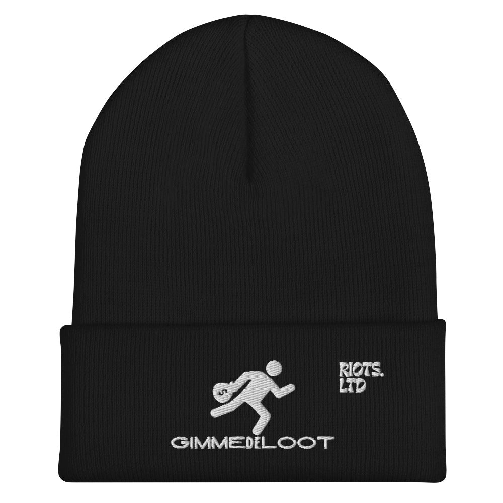 RiOTS. - GIMMEdeLOOT - Cuffed Beanie - Black