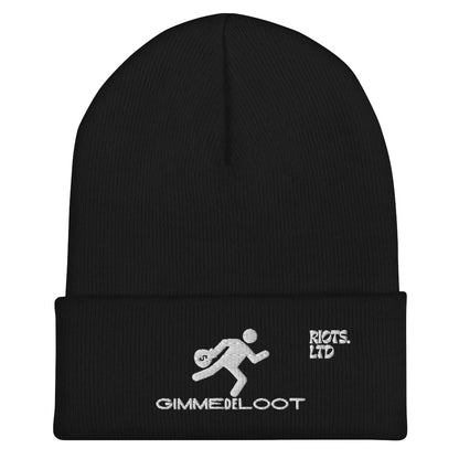 RiOTS. - GIMMEdeLOOT - Cuffed Beanie - Black