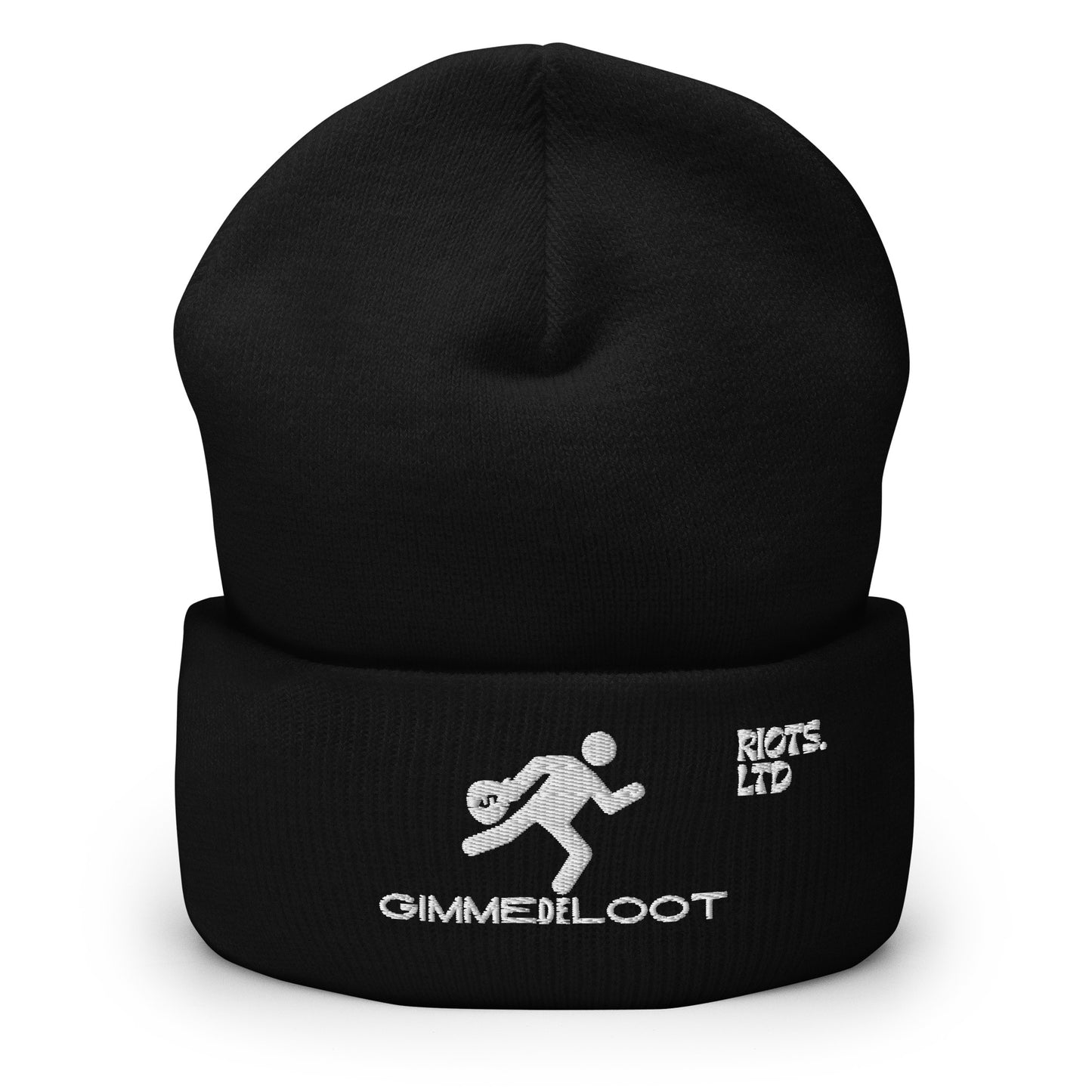 RiOTS. - GIMMEdeLOOT - Cuffed Beanie - Black