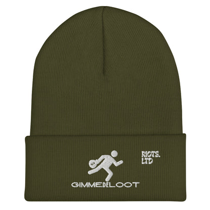 RiOTS. - GIMMEdeLOOT - Cuffed Beanie - Olive