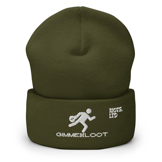 RiOTS. - GIMMEdeLOOT - Cuffed Beanie - Olive