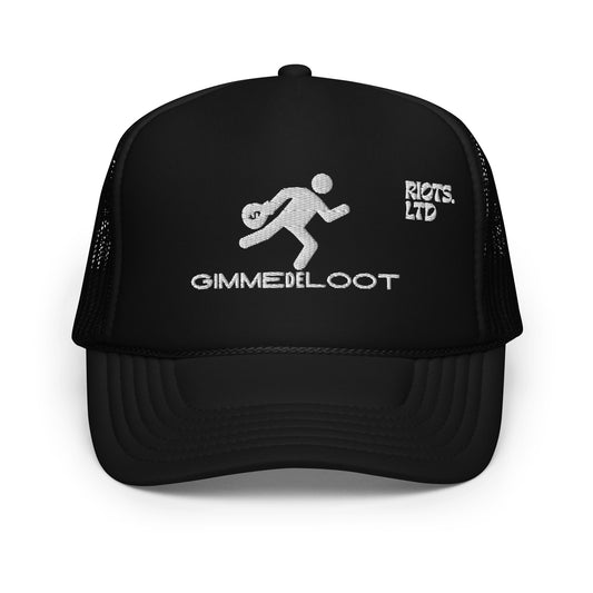 RiOTS. - GIMMEdeLOOT - Unisex Mesh Trucker Hat - Black