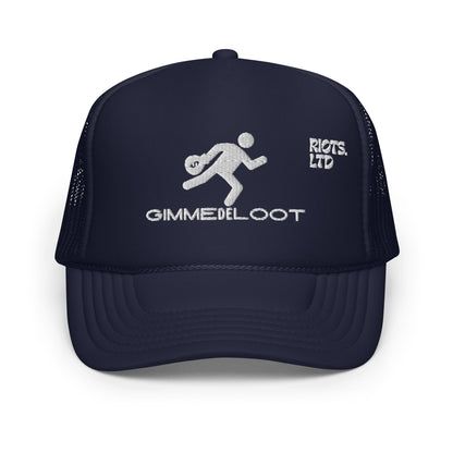 RiOTS. - GIMMEdeLOOT - Unisex Mesh Trucker Hat - Navy