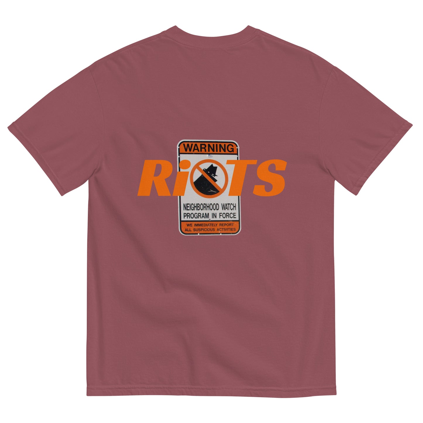 RiOTS. - THE WATCHERS T-Shirt - Brick