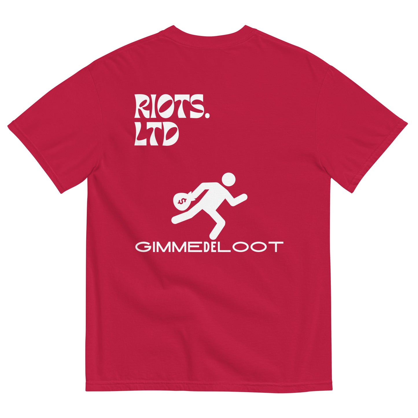 RiOTS. - GIMMEdeLOOT - Unisex T-Shirt - Red