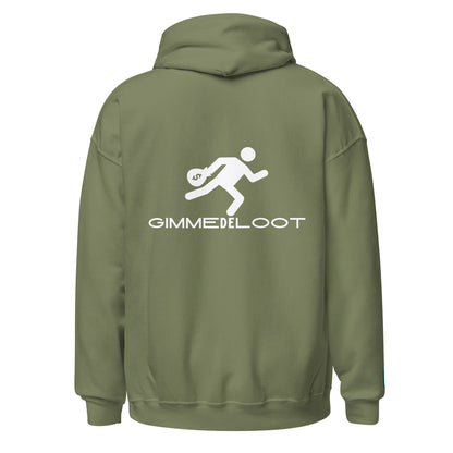 RiOTS. - GIMMEdeLOOT - Unisex Hoodie - Olive