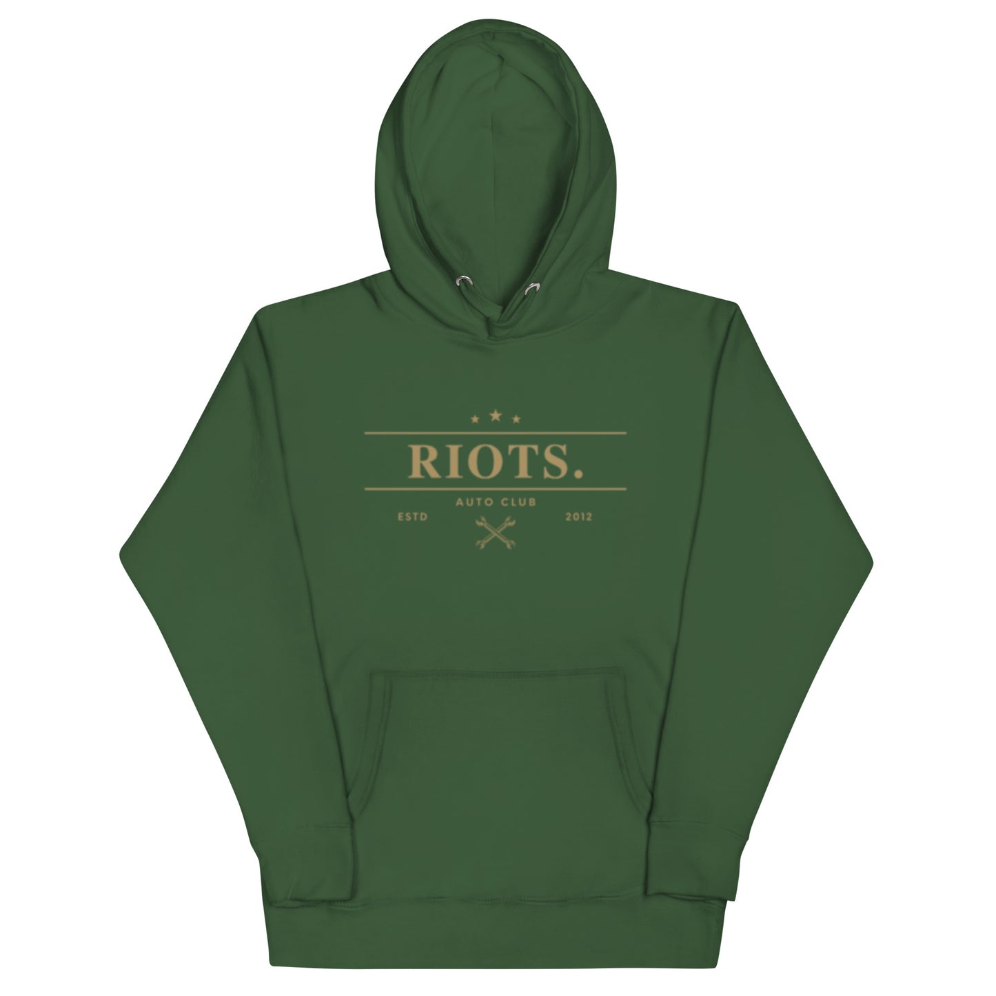 RIOTS. - AUTO CLUB - Unisex Hoodie - Green