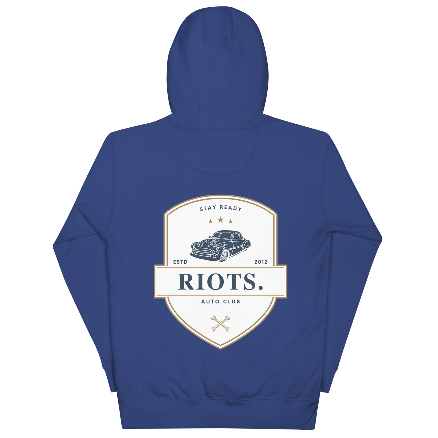 RiOTS. - AUTO CLUB - Unisex Hoodie - Blue