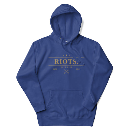 RiOTS. - AUTO CLUB - Unisex Hoodie - Blue