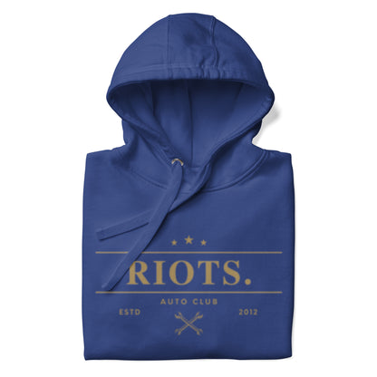 RiOTS. - AUTO CLUB - Unisex Hoodie - Blue